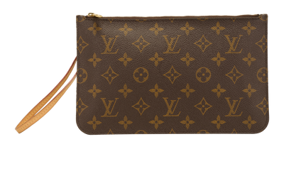 Neverfull Pouch, &pound;350, Handbags, Beige/Brown, Canvas, Front view